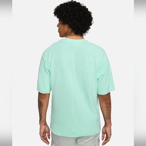 Nike NSW Tech Pack Engineered Knit Short-Sleeve Jumper Sweater Medium DV9983-034 - Picture 2 of 13